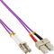 InLine 88645P câble de Fibre Optique 5 m Violet