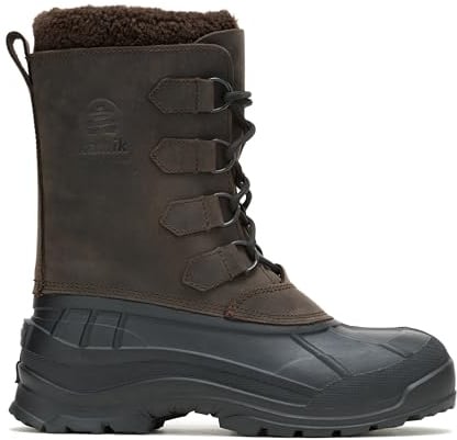 Kamik Alborg, Herren Schneestiefel, Braun (GAU_Gaucho Brown), 41 EU