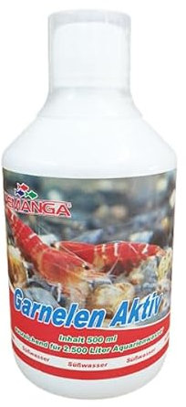 Femanga Garnelen Aktiv 500 ml – Pflegezusatz für gesunde Garnelen & verbesserte Wasserqualität in Süßwasser-Aquarien