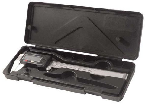 Mauk digitaler Messschieber 0-150 mm LCD Display inch/mm Schieblehre inkl. Case