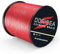 DORISEA Extreme Braid geflochtene Angelschnur, 100 % PE, 300 m, 2,7–136 kg getestet, Rot, 4,5 kg/0,14 mm