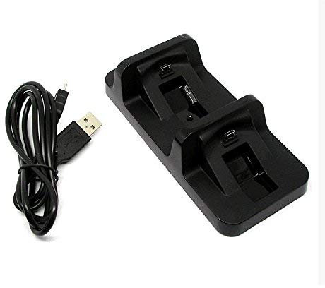 OSTENT USB Doppelladestation Dock für Sony PS4 Wireless Bluetooth Controller