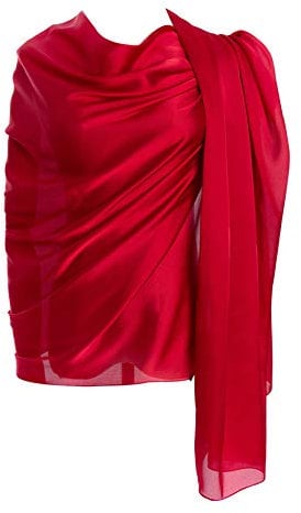 CYZLANN Damen-Schals, 100% Seide, lange, leichte Schals für Damen, Dunkelrot