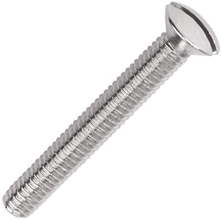 Vis de machine électrique en chrome poli de haute qualité M3,5 x 30 x 50 x 70 mm de long pour prise de courant