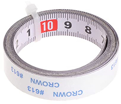 Mmnas 0G1R 1m center self-adhesive ruler, Acrylic