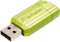Verbatim PinStripe USB-Stick 64GB, USB 2.0, USB Speicherstick, für Laptop Notebook Ultrabook TV Autoradio, USB 2.0 Stick, Datenstick mit Schiebemechanismus, Eucalyptus Green