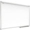 ALLboards Magnetisches Whiteboard 160x120cm Magnettafel mit Aluminiumrahmen und Stifteablage, Weiß Magnetisch Tafel, Trocken Abwischbar, Wiederbeschreibbar Weißtafel