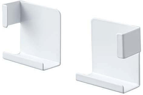 YAMAZAKI Industries 4986 Magnetischer Tablet-Halter, Platte, weiß, ca. B 2,0 x T 1,0 x H 5,1 cm (5,2 x 2,5 x 5 cm), Platte, gesichert zu sichern, kompatibel mit verschiedenen Größen