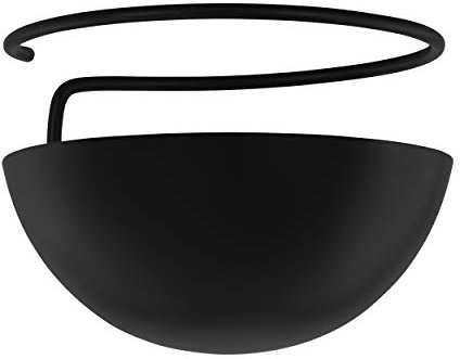 Eglo Pare-Éblouissement Décoratif Pour Ampoules G80 - Accessoires Pour Ampoules à Clipser - Pare-Éblouissement en Acier Noir Mat - Ø 8,2 cm