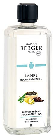 Maison Berger Paris Thé Vert Impérial Raumduft, Kunststoff, weiß, 1000 ml