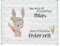 Herz & Heim® Ostergeschenk Verpackung mit Personalisierung Indianer Osterhase