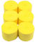 ANCLLO 6 Rollen 4,5 cm x 25 m Krepppapier Party Luftschlangen Hintergrund hängende Dekorationen für Geburtstagsparty, Hochzeit und Festival-Dekorationen (Gelb)