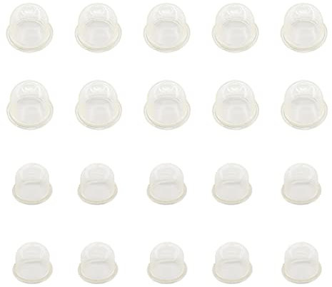 MCHNIC 20x Universal Petrol Fuel Primer Bulb 19mm & 22mm Carburetor Primer Bulb Pump for Lawn Mower, Blower, Strimmer, Cutter, Hedge, Trimmer, Chainsaw