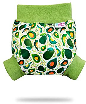 Petit Lulu Pull Up PUL Überhose Größe S (4-7 kg) | wasserdicht Schlupfüberhose für Höschenwindeln | Stoffwindeln | Hergestellt in der EU (Avocado)