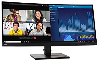 Lenovo ThinkVision P34w-20 86.7 cm (34.1) 3440 x 1440 pixels Wide Quad HD LED Black