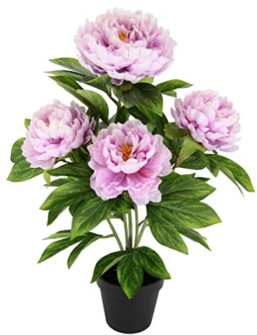 Künstlicher Päonienbusch Päonienbouquet Kunstblumen Strauß Bouquet Arrangement Seidenblumen Pfingstrose Bauernrose Päonien Päonie Blumenstrauß Blumenbouquet Blumenarrangements Deko Hochzeit