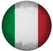 Italien Flagge Magnet rund schöner runder Magnet rund mit Flaggenmotiv zum Aufhängen von Reisefotos oder als Souvenir Dekoration für den Kühlschrank
