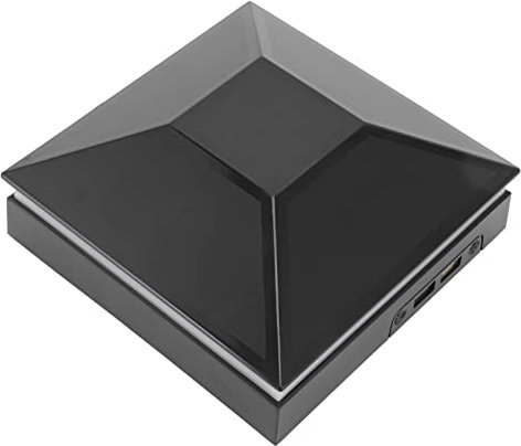 Septpenta Ventilador de Refrigeración de Consola, 3 Velocidades de Viento Barra de Luz de 7 Colores Integrada Interruptor Táctil Ventilador de Refrigeración Ajustado, Prueba de Polvo para Xbox(Negro)
