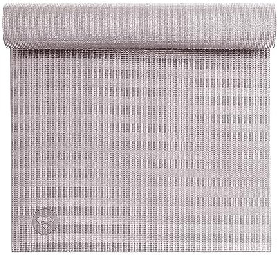 Bodhi Yogamatte Asana | Universelle Übungsmatte | Schadstofffrei & Waschbar | Matte aus PVC | Fitnessmatte für Yoga, Pilates & Gymnastik | Rutschfest für deine Yogapraxis | Silver Cloud