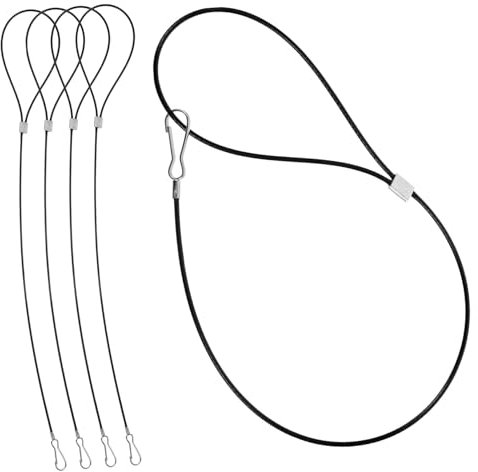 HEMOTON 5stücke Torriegelzug Für Außenzaun Riegelkabel Aus Edelstahl Torzug Für Metalltore Und Holzzaun Zaunschlosszug Verstellbar Robust Und Rostfest Für Gartentore Und