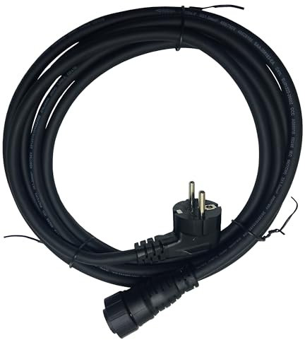 doitBau Hausanschlusskabel Balkonkraftwerk M25 (WVC) auf Schuko 3m Solaranlage Verbindungskabel Mikrowechselrichter Anschlussleitung Solar Verlängerung Stromerzeugung Netzanschluss Stecker Adapter