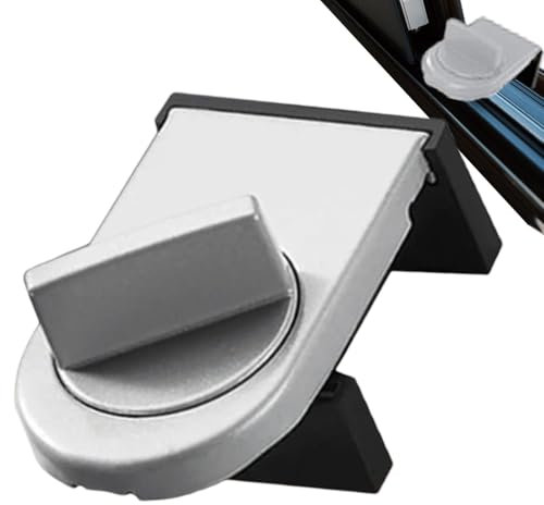 Dranng Serrure de fenêtre pour, serrure à l'épreuve des pour porte coulissante | Serrure de fenêtre en aluminium, serrure de sécurité pour porte coulissante,Verrou de sécurité antivol réglable pour,