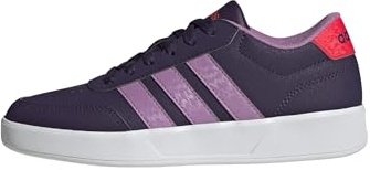 adidas Unisex Kinder BREAKNET 3.0 Shoes JUNIOR, Aurora Plum/preloved Purple/Lucid red, 35 1/2 EU