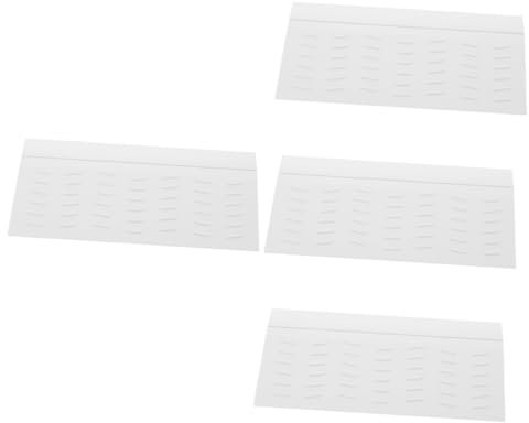 Alipis 4 Stück Schwellenstreifen Türschwellenrampe Kehren Von Roboterschwellenrampen Tragbare Rollstuhlrampe Rampen Für Vakuumschuppen Türschwellen-rampenpolster Rampenmatten Plastik Weiß