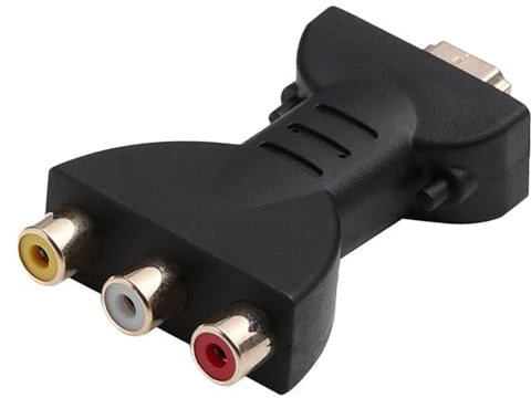 HDMI to AV Adapter, RGB Adapter 1080P HDMI to RGB for RCA Component Converter