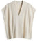 OPUS Damen Kurzarmshirt | Jerseyshirt SANIELA Loose mit Lochstrickoptik Natural Glaze, 40