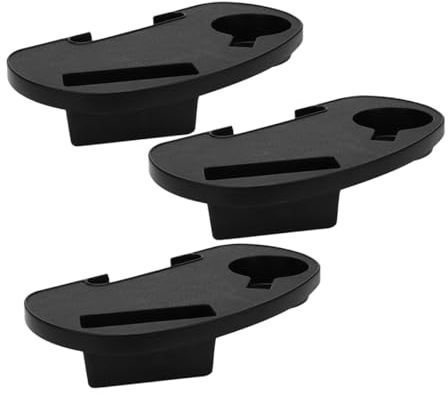TOYANDONA 3pcs Lounger Accessories Sun Lounger Cup Holder Clip Arm Chair Table Tray Recliner Chair Cup Holder Clip Table