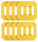 Lot De 4 Serpillères Jaunes For Robot Nettoyeur De Vitres WIN660/RL880/RL1180/RL2988/RL3325/RL3368//QHC004(8pcs yellow mops)