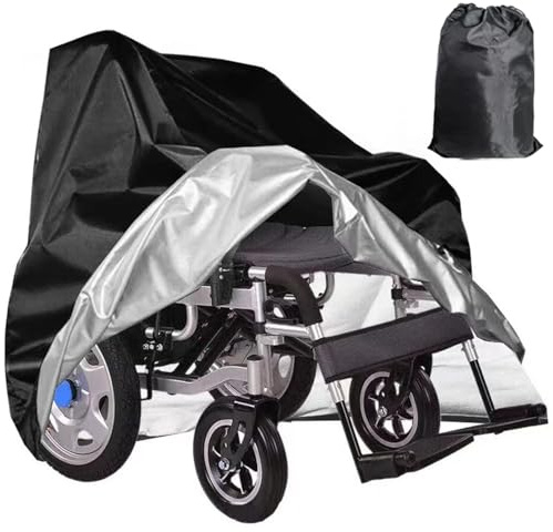 Wheelchair Cover,Electric Wheelchair Cover for Storage Waterproof,For Mobility Scooter Rolling Walker, Protector from Dust Dirt Snow Rain Sun Rays (100 x 66 x 102 cm) (100 x 66 x 102 cm)