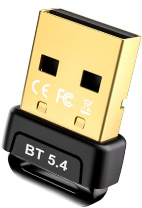 Glayent Mini USB Bluetooth 5.4 Adapter External/BLE Driver Installation for Computer with Low Latency