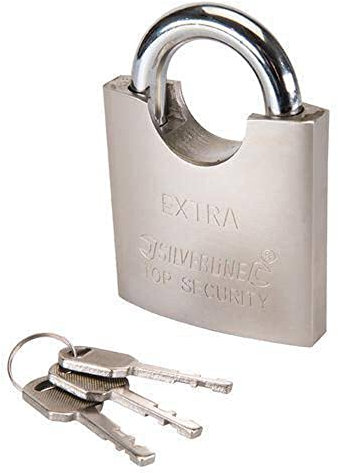 Silverline 298532, Lucchetto con arco rinforzato 50 mm - 298532
