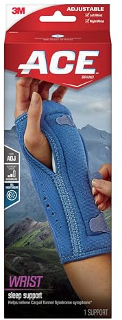 ACE Brand Night Wrist Sleep Support 209626, Adjustable, 12 Packs per case