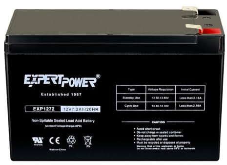 Expertpower 12 V 7,2 Ah Sealed Lead Acid Batteries