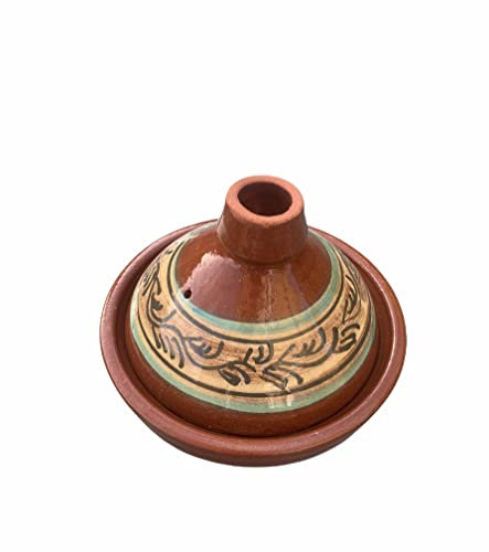 Rustic Moroccan Tagine Cooking Pot for 2. Terracotta. Authentic, Rustic. Hand-thrown