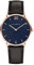 PAUL HEWITT Damenuhr Quarz Sailor Blue Lagoon – Roségold Gehäuse, Marineblaues Zifferblatt, Schwarzes Lederarmband, Elegant und Zeitlos, 39mm Gehäuse