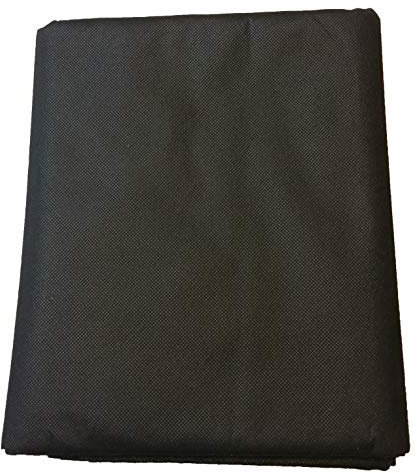 Bâche anti-mauvaises herbes en tissu non tissé pour jardin 45 gms (1 x 10 m, noir) film mauvaises herbes écologique en polypropylène