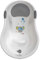 dBb Remond Baignoire Bébé de 0 à 6 mois - Bouchon de vidange - Têtière & poignées en caoutchouc - Transat intégré – Bain Bébé - Contenance 10 litres - L64 x l38 x P22.5 cm - Décor éléphant