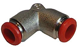 HoWaTech Kunststoffrohr Verbinder Eck | Metall Steckverbinder 8mm Fußbodenheizungsrohr