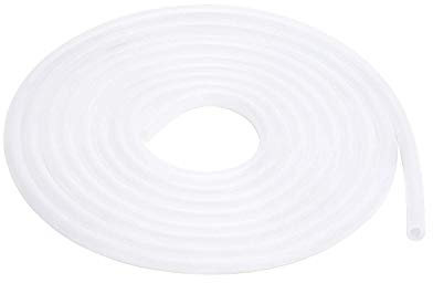 TEN-HIGH Tuyau en silicone souple, 19 mm de diamètre intérieur x 25 mm de diamètre extérieur, épaisseur de paroi 3 mm, tuyau d'arrosage pour eau et air 2 m
