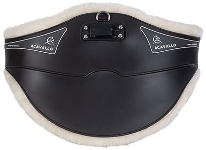Acavallo Sattelgurt mit Stollenschutz Comfort Gel öko Wolle - Size 120