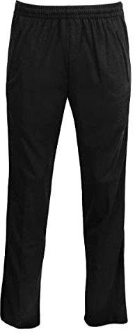 hajo Damen Jogginghose Funktions-Rehahose mit Reißverschluß am Hosenbein, Schwarz, Gr. 46