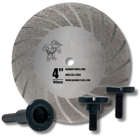 Bad Dog Diamond Drill Sharpener, 4 Diamond-Coated Wheel