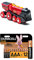 BRIO World 33592 Rote Lola elektrische Lok – Batterie-Lokomotive mit Licht & Sound – Kleinkinderspielzeug empfohlen ab 3 Jahren + Duracell Plus AAA Alkaline-Batterien, 12er Pack