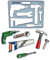 Liontouch - Jeux d'Outils pour Petits Garçons -1 an+ | Feuille de Mousse avec Perceuse Electrique Jouet, Marteau, Scie, Tournevis, Clé & Clou | Kit D'apprentissage Educatif Pour Le Jeu De Construction