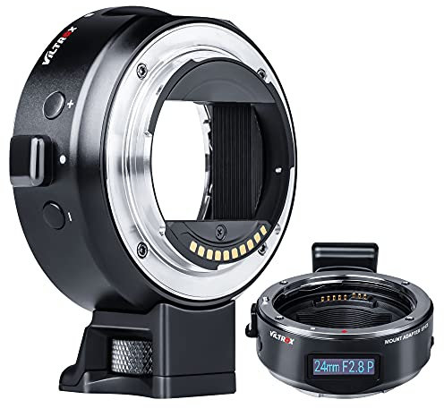 VILTROX EF-E5 Objektivadapter Autofokus Adapter kompatibel mit EF/EF-S Objektiv auf Sony E-Mount Kamera A9 A7III A7RIV A6500
