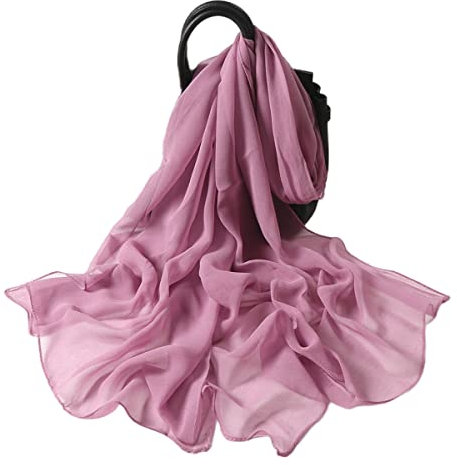 FAIRYGATE Frauen Polyester, gefühlte Seide, Elegante Leichte Lange Verlaufsfarben Anti Allergie Tuch Sonnenschutz Chiffon Schal Damen 6039